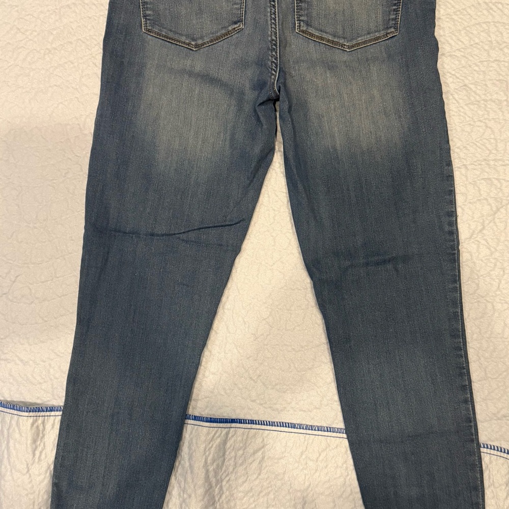 Stylish Celebrity Pink Blue Skinny Jeans for Women